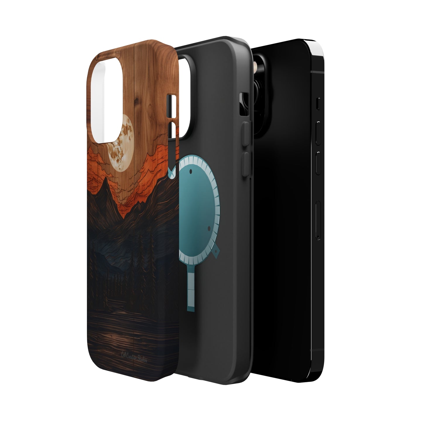 "Elevate Your Style with the Mountain Moonlight Phone Case" -MagSafe Tough Cases