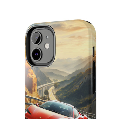 "Mountain Majesty Ferrari Edition" -Tough iPhone Cases