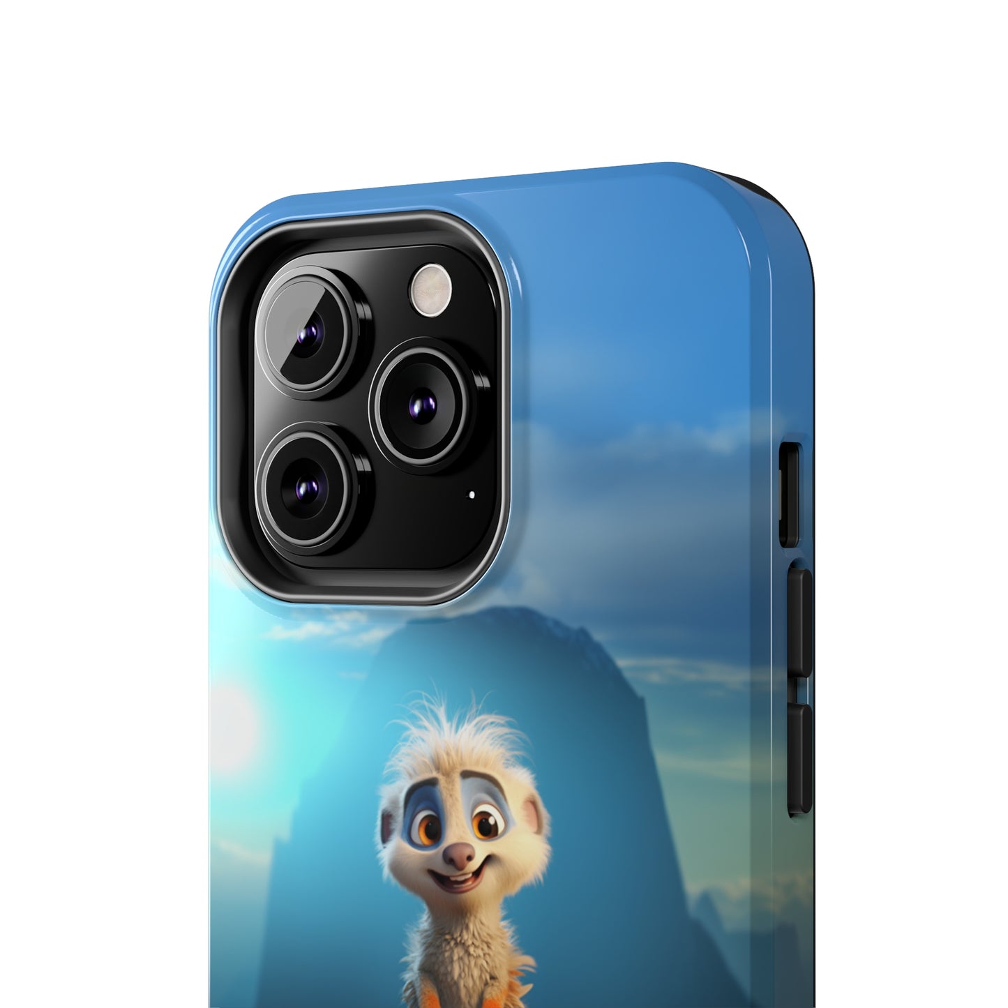 Introducing the "Mountain Explorer Buddy" Cell Phone Case – Embark on Adventures with an Animated Cute Animal -Tough Phone Cases