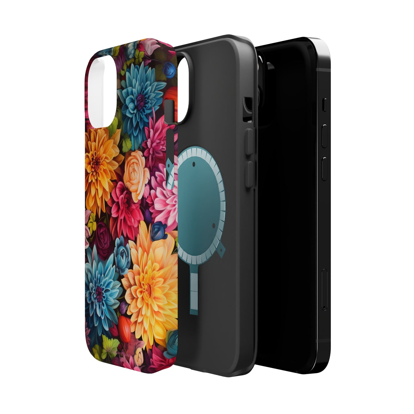 Introducing the "Floral Harmony" Cell Phone Case – Elevate Your Style with Nature's Grace -MagSafe Tough Cases