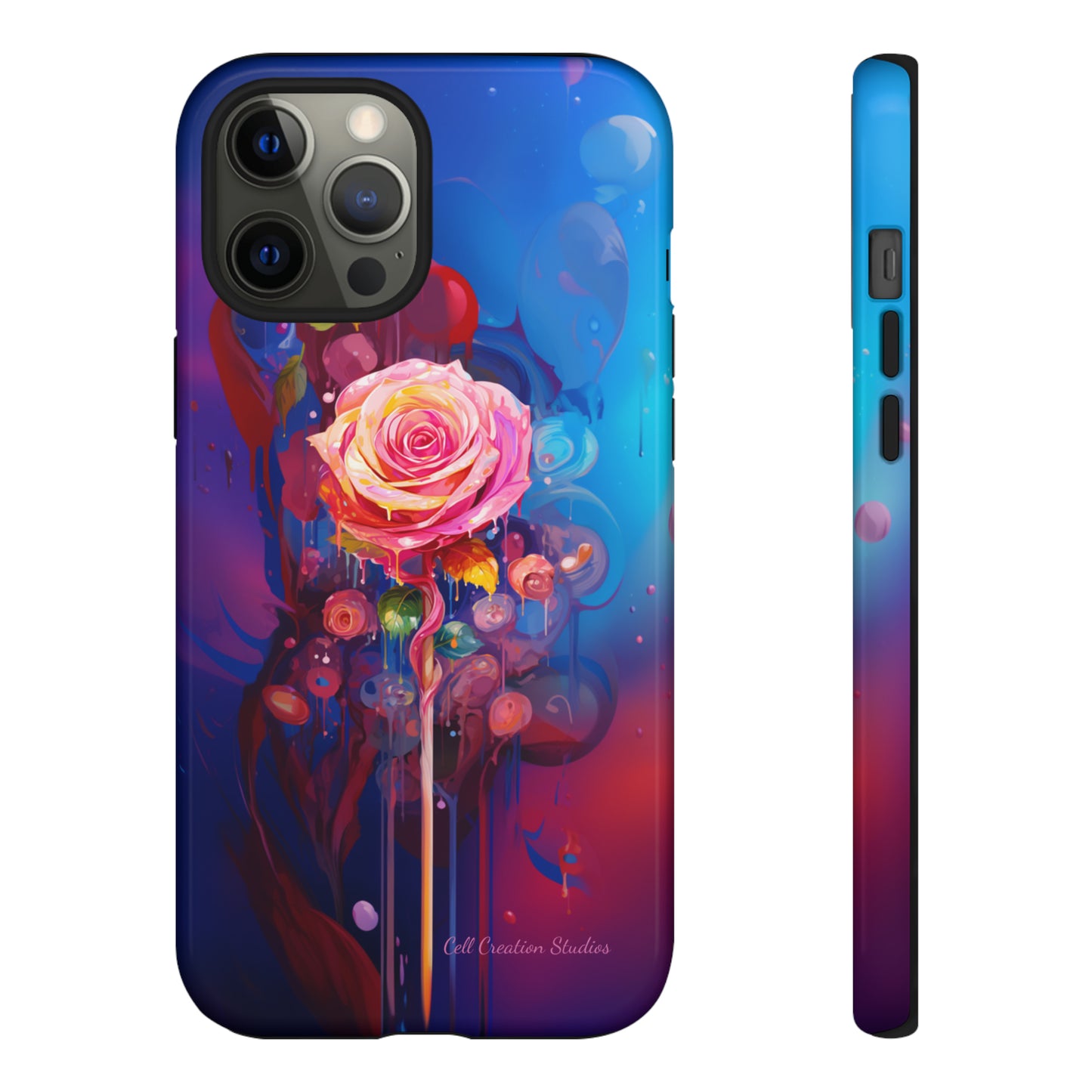 "Dreamy Rose Bloom Fantasy" -Tough iPhone Cases