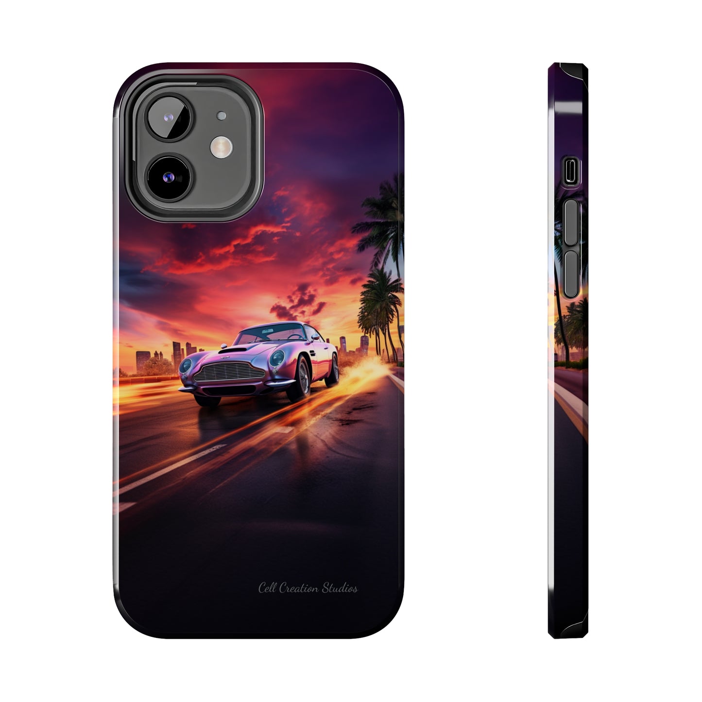 "Silver Aston Martin Racing" -Tough iPhone Cases