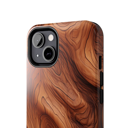 The "Eternal Woodgrain" Phone Case -Tough Phone Cases