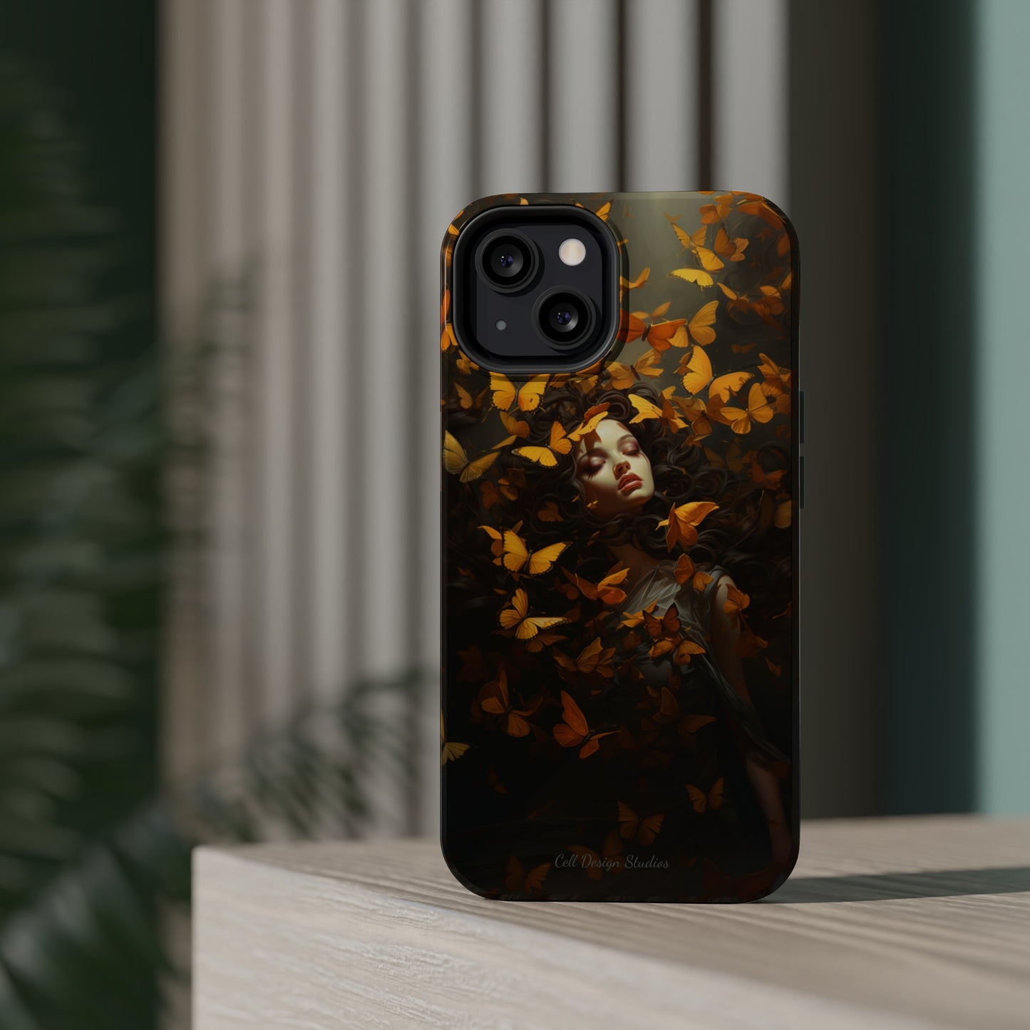 Introducing the "Butterfly Embrace" Cell Phone Case – A Fusion of Beauty and Grace -MagSafe Tough Cases