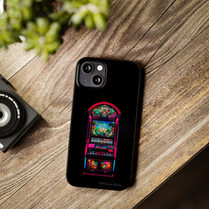 Introducing the "Vibrant Slot Frenzy" Cell Phone Case – Experience the Thrill of Colors and Luck -Slim Phone Cases