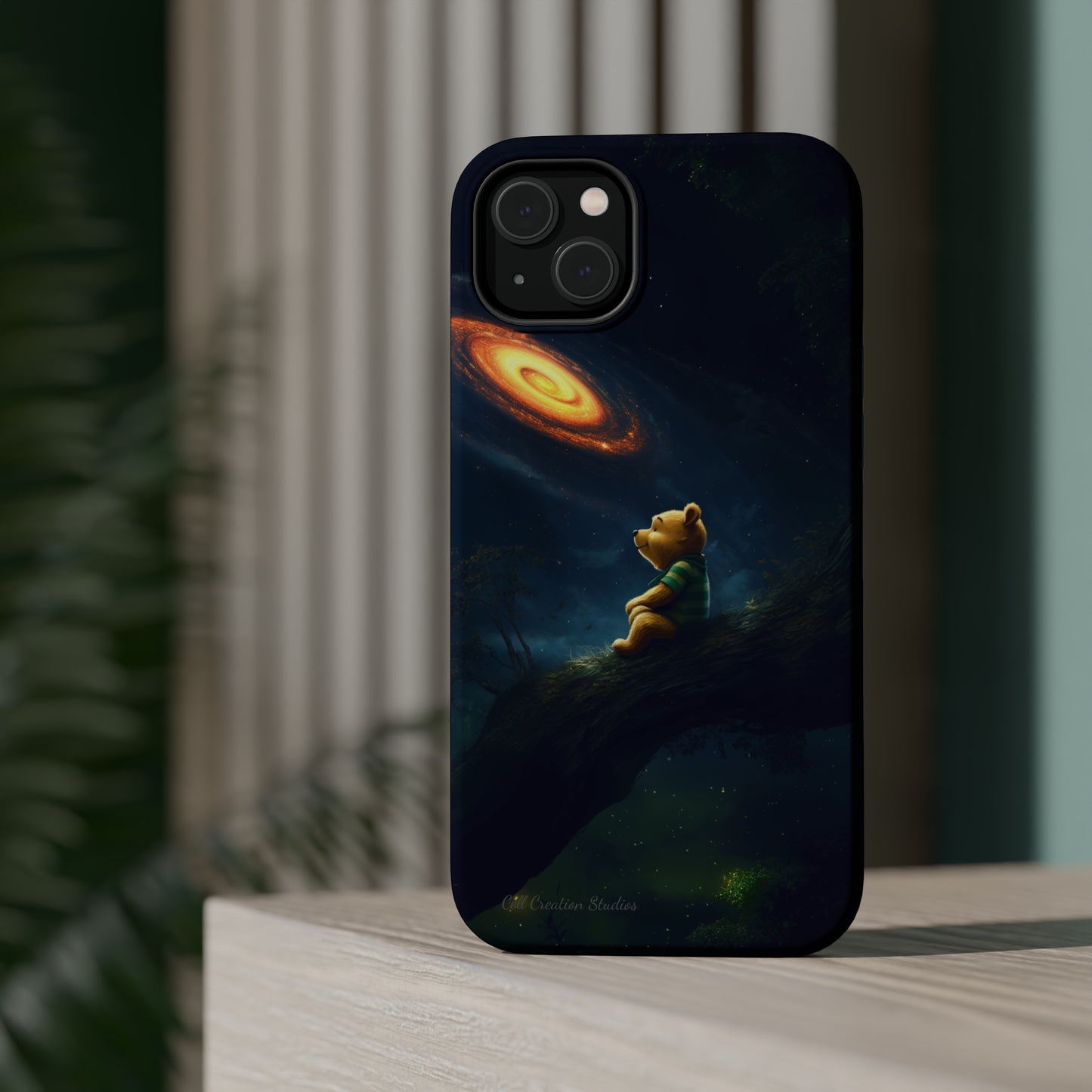 "Starry Night with Winnie-the-Pooh" Cell Phone Case -MagSafe Tough Cases