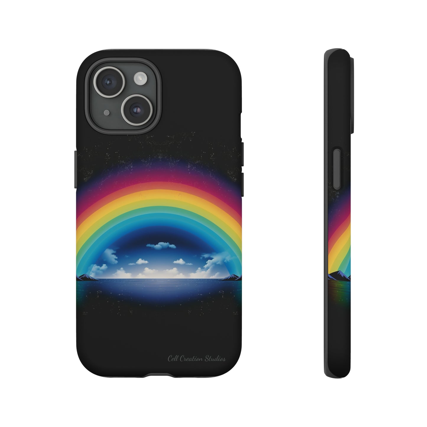 "Vibrant Skies: Rainbow Sunset" Cell Phone Case -Tough Cases