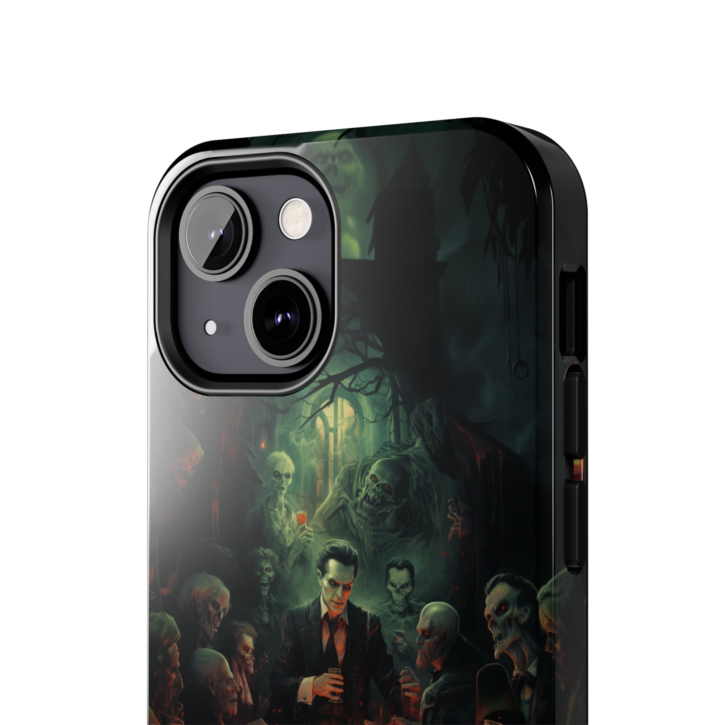 Introducing the "Ghoulish Gala" Cell Phone Case – Dracula's Halloween Soiree -Tough Phone Cases