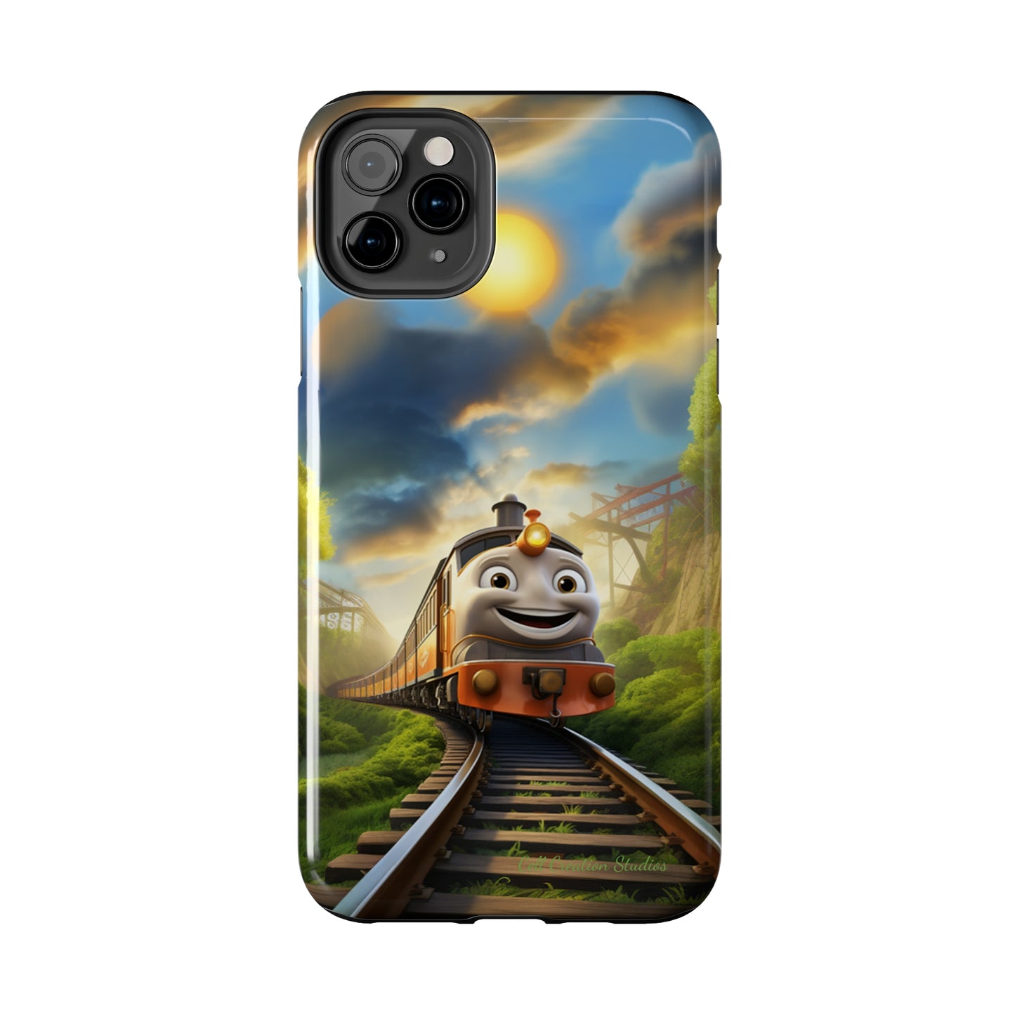 The "Smiling Express Train" Phone Case -Tough Phone Cases