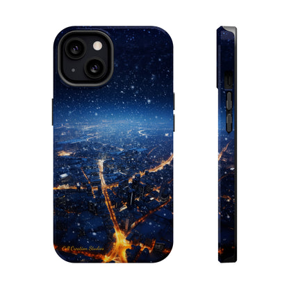 "Urban Snowfall Glow" -MagSafe Tough iPhone Cases