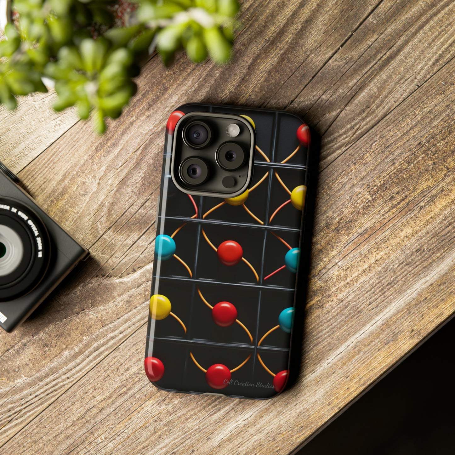 "Vibrant Spheres Fusion" -Tough Phone Cases