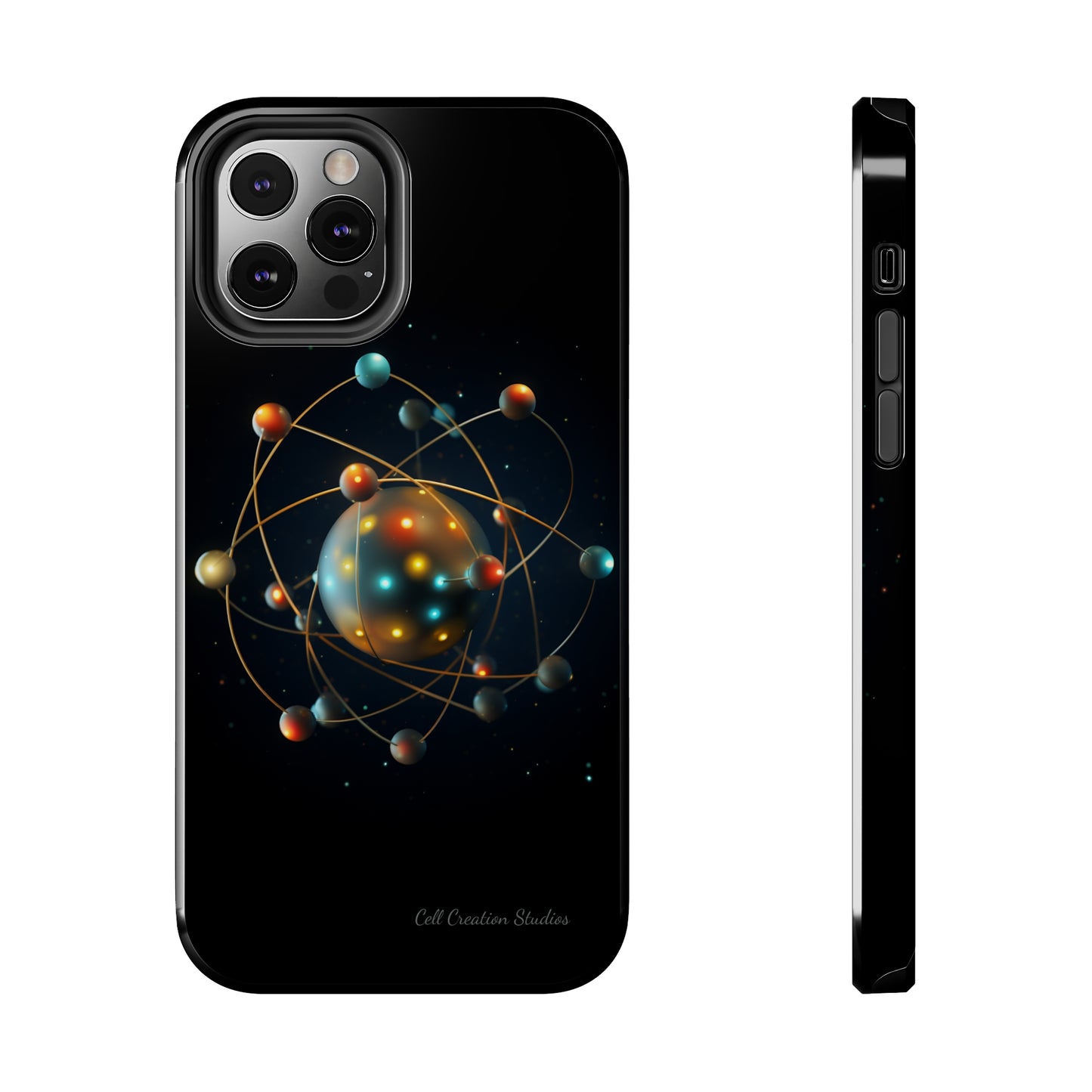 The "Atomic Elegance" Phone Case -Tough Phone Cases