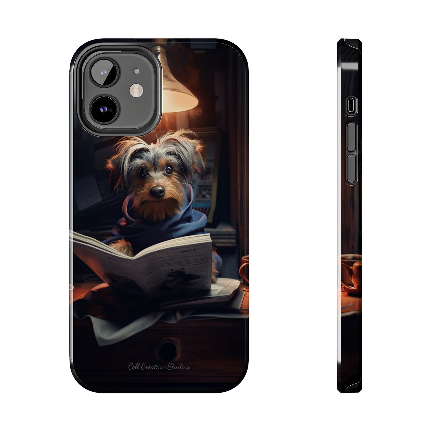 Introducing the "Canine Chronicle" Cell Phone Case – Where Tail-Wagging Tales Unfold! -Tough Phone Cases