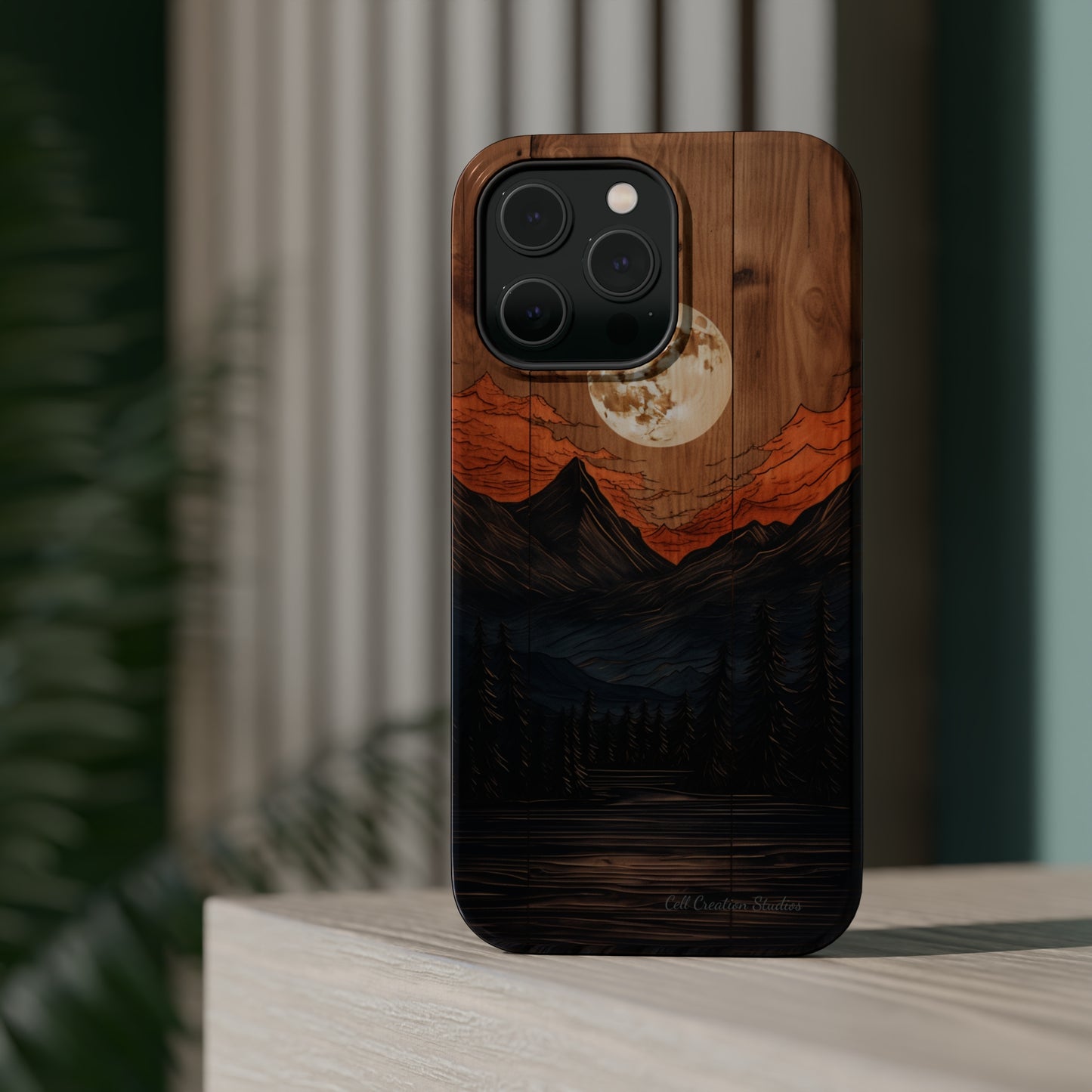 "Elevate Your Style with the Mountain Moonlight Phone Case" -MagSafe Tough Cases