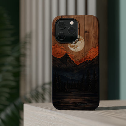 "Elevate Your Style with the Mountain Moonlight Phone Case" -MagSafe Tough Cases