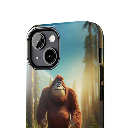 The "Trail Trekker" Bigfoot Cartoon Phone Case -Tough Phone Cases