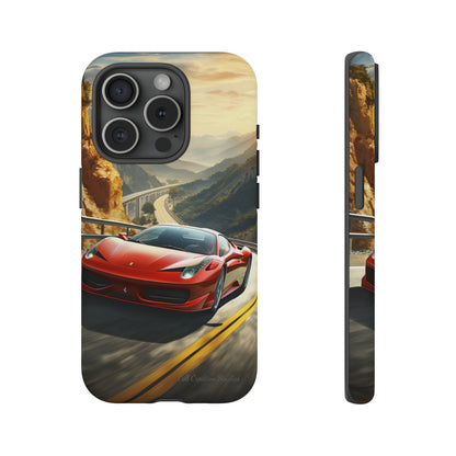 "Mountain Majesty Ferrari Edition" -Tough iPhone Cases