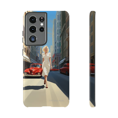 "City Stroll Glamour" Marilyn Monroe Phone Case -Tough Cases