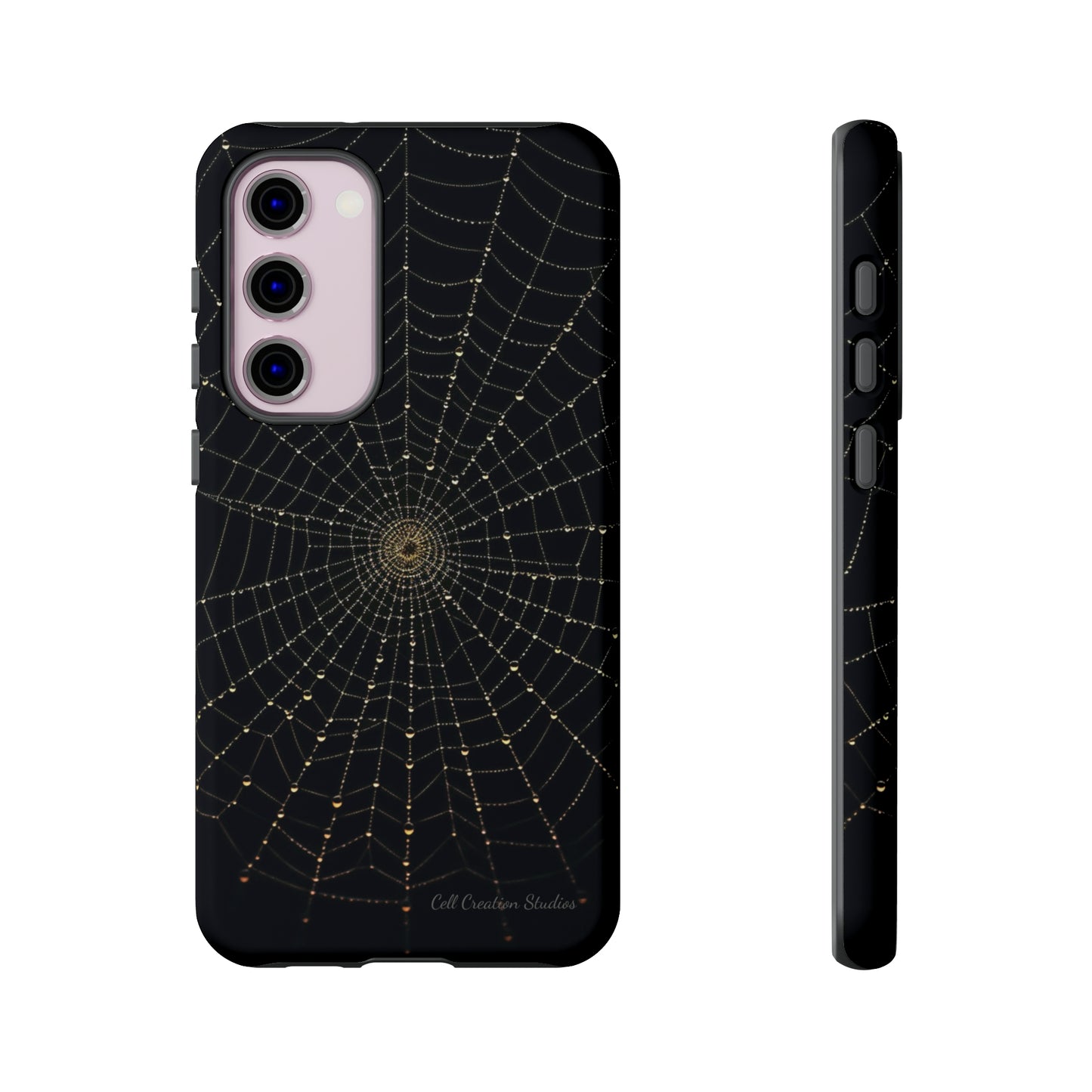 "Silken Noir Guardian" -Tough Samsung Phone Cases