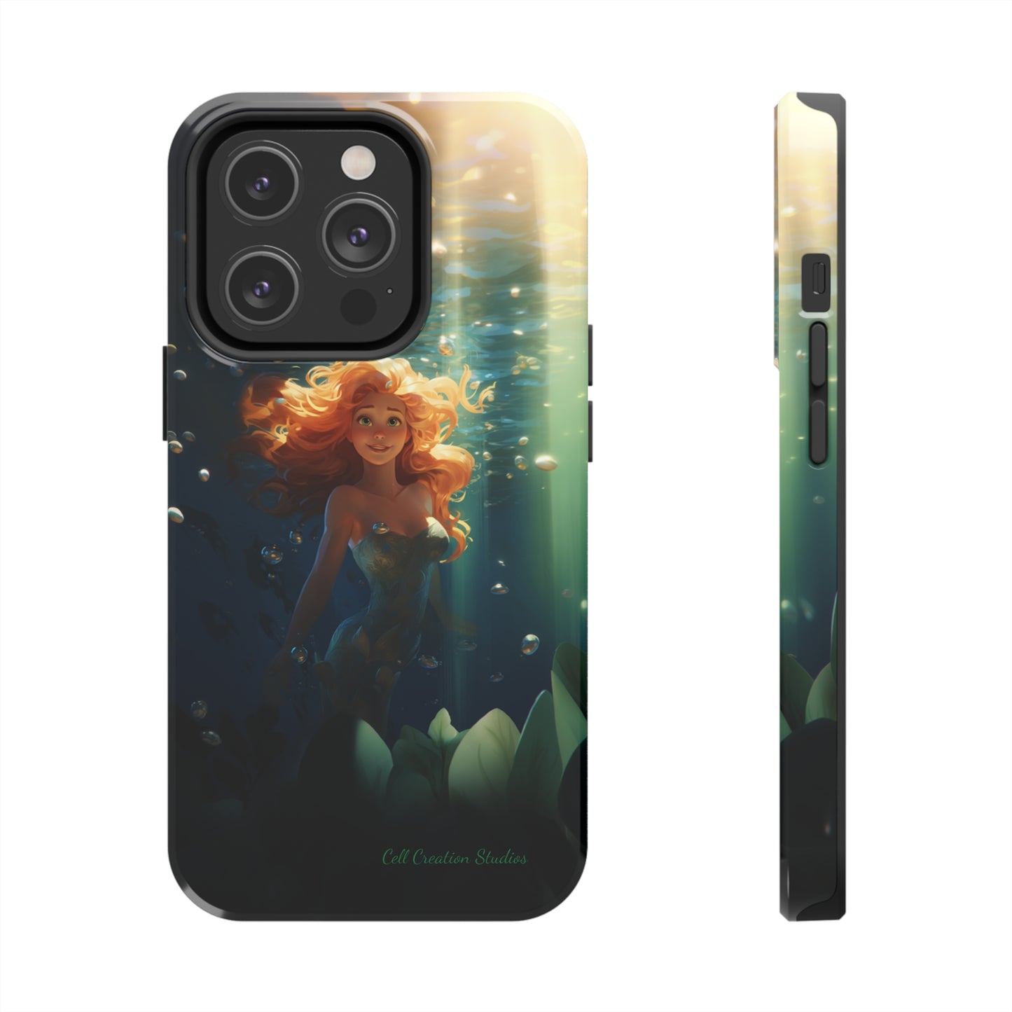 Dive into Enchantment with Our "Ariel Little Mermaid" Phone Case -Tough Phone Cases