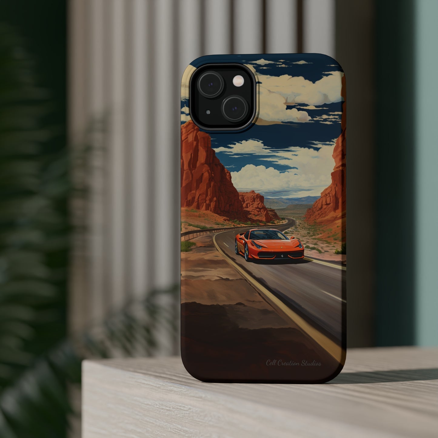 "Desert Racer Ferrari Edition" -MagSafe Tough iPhone Cases