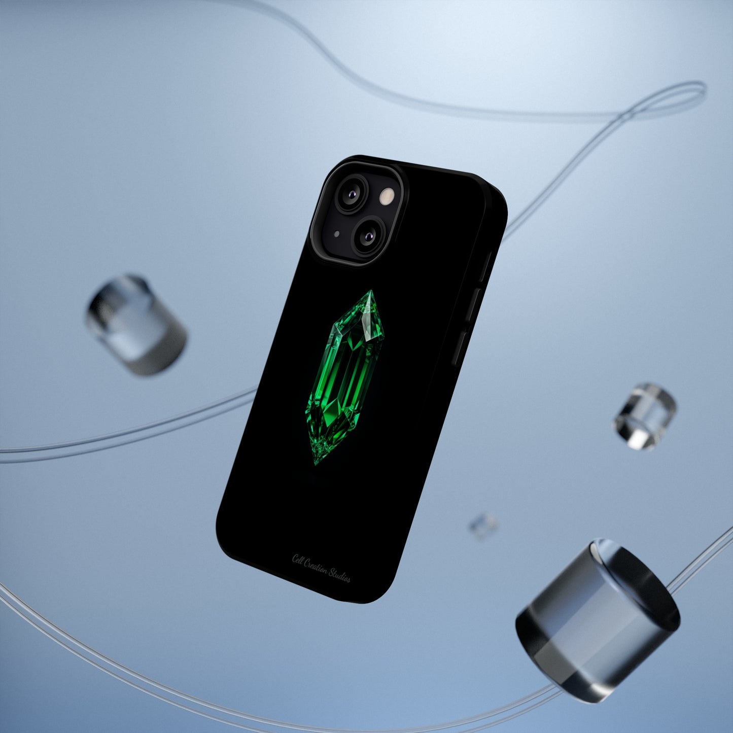 "Emerald Elegance" Phone Case -MagSafe Tough Cases