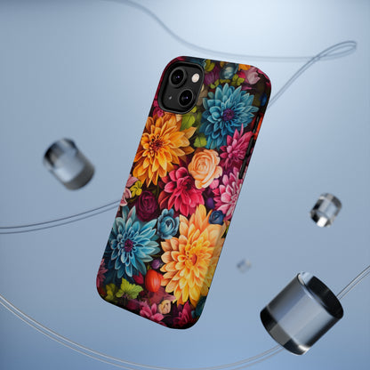 Introducing the "Floral Harmony" Cell Phone Case – Elevate Your Style with Nature's Grace -MagSafe Tough Cases