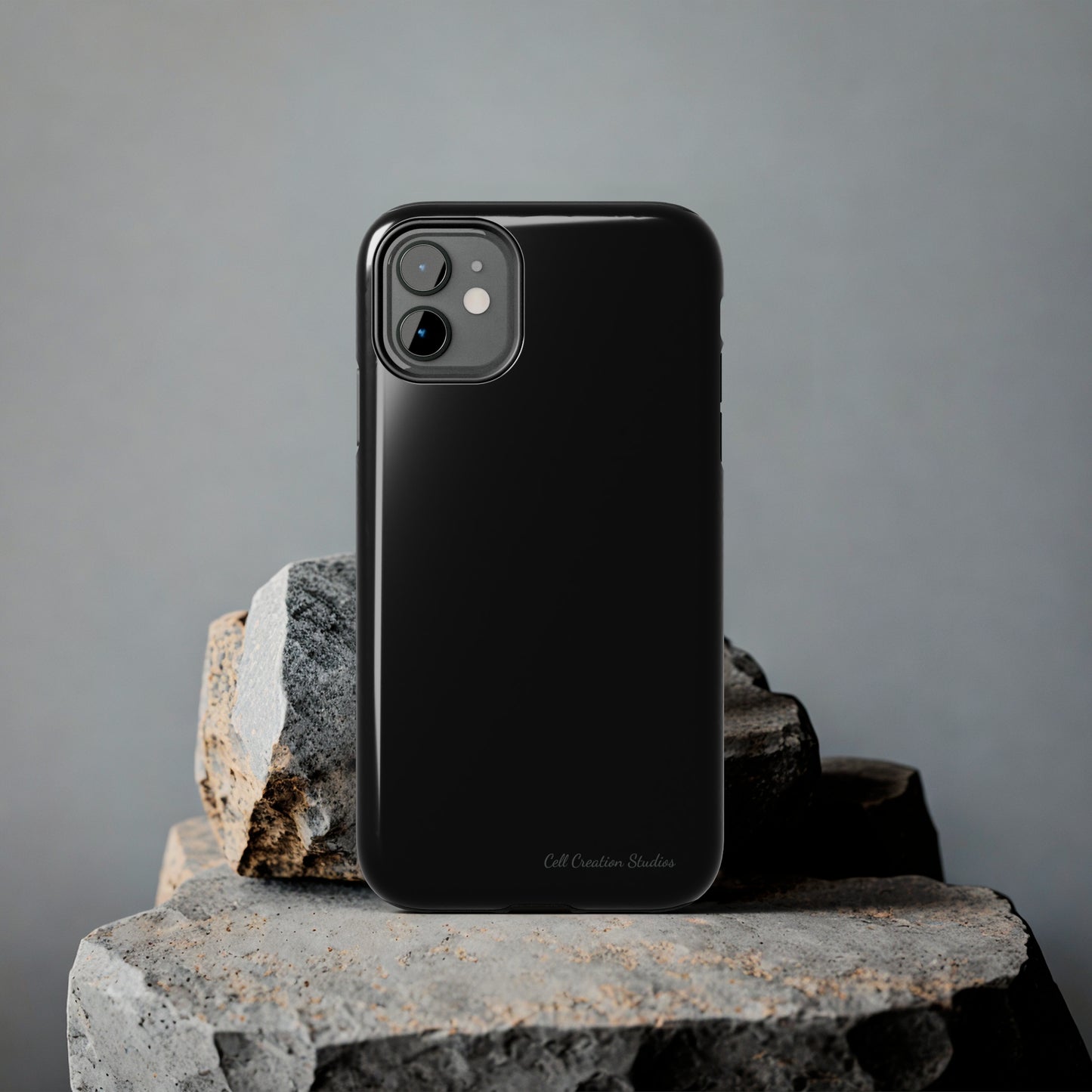 "Stealth Black Defender" -Tough iPhone Cases