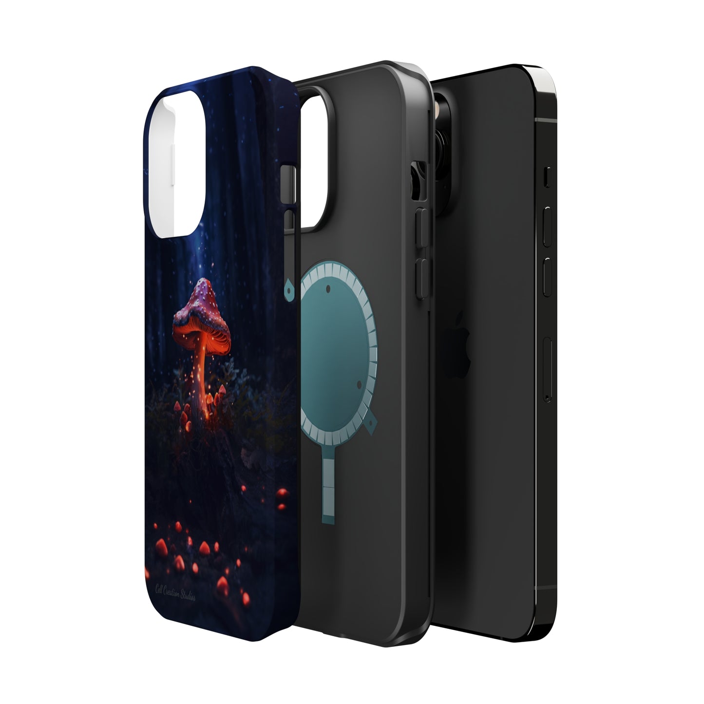 Introducing the "Enchanted Magic Mushroom" Cell Phone Case – Unveil the Mystical Realm -MagSafe Tough Cases