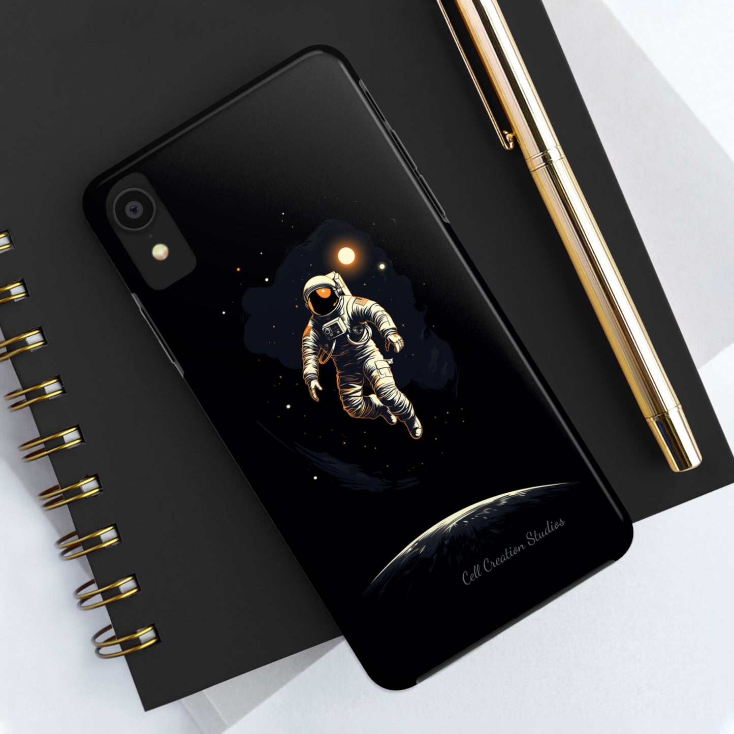 "Cosmic Explorer Astronaut" -Tough iPhone Cases