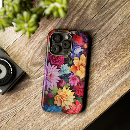 Introducing the "Blossom Beauty" Cell Phone Case – Elevate Your Style with Floral Charm -Tough Cases