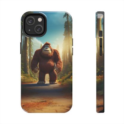 The "Trail Trekker" Bigfoot Cartoon Phone Case -Tough Phone Cases