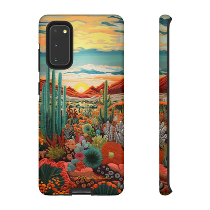 "Desert Bloom Embroidery" -Tough Samsung Cases