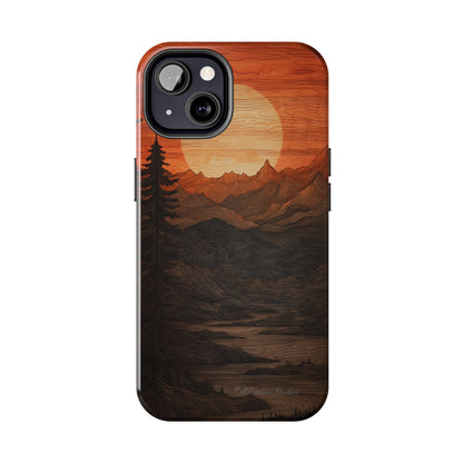 The "Sunset Mountains" Phone Case -Tough Phone Cases