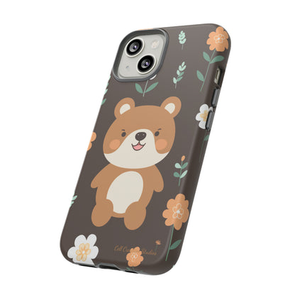 "Floral Bear Elegance" -Tough Phone Cases