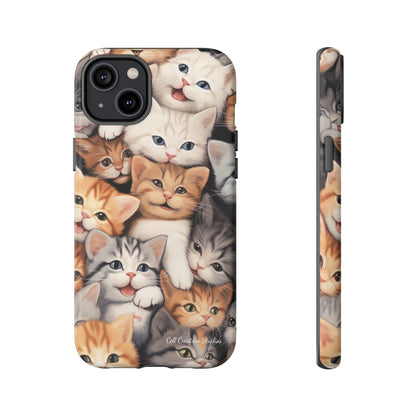 "Kitten Cuddle Haven" Phone Case -Tough Cases