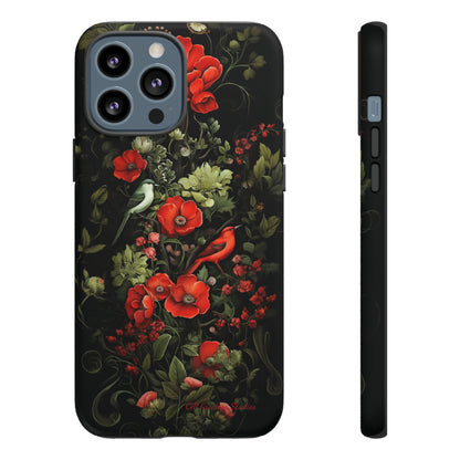 "Floral Serenade Elegance" -Tough iPhone Cases