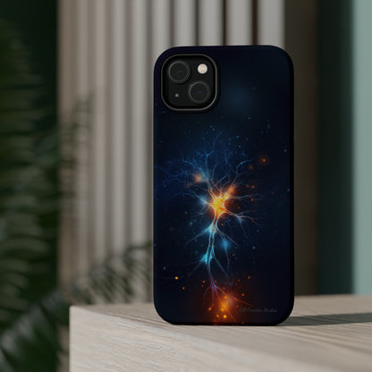 Introducing the "Luminous Neuron" Cell Phone Case – Illuminate Your Connection! -MagSafe Tough Cases